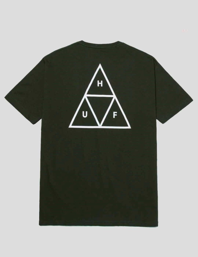 T-shirt HUF essenziale tt tee foresta verde